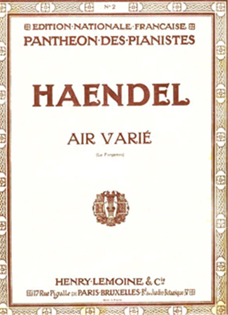Air varié en mi maj. - Le forgeron